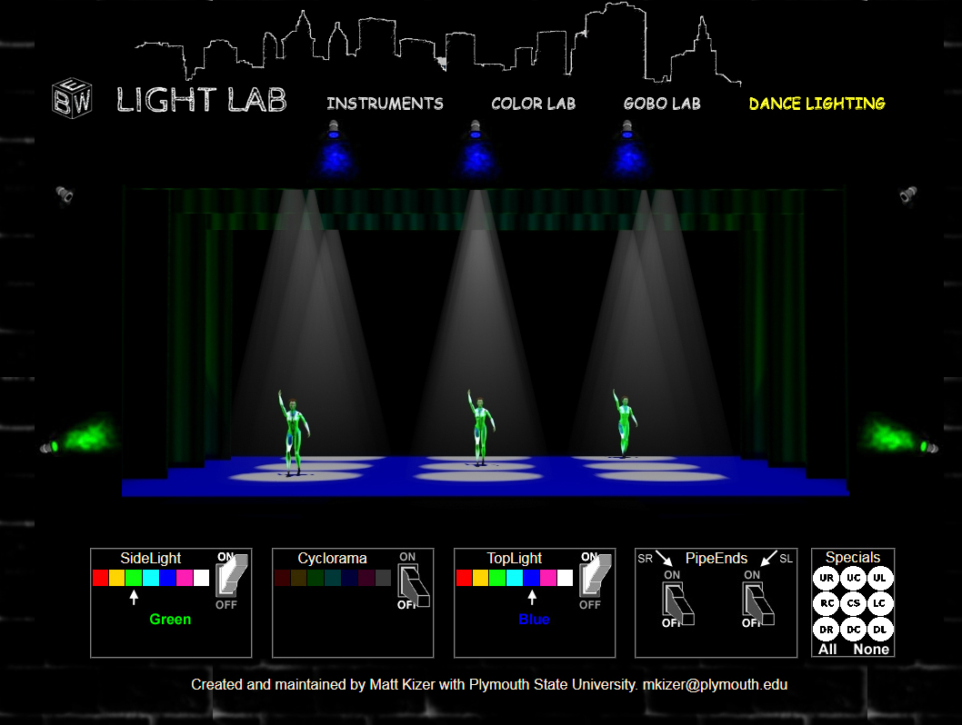 The NextGeneration Lightlab for Dance and Proscenium Broadway Educators